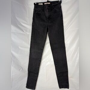 Levi’s Black High Waisted Skinny Jeans